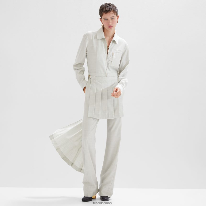 uld jumpsuit Kvinder Fendi beklædning hvid A44V2D981