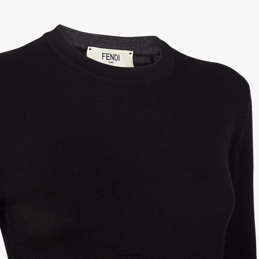 jersey kjole Kvinder Fendi beklædning sort A44V2D1142