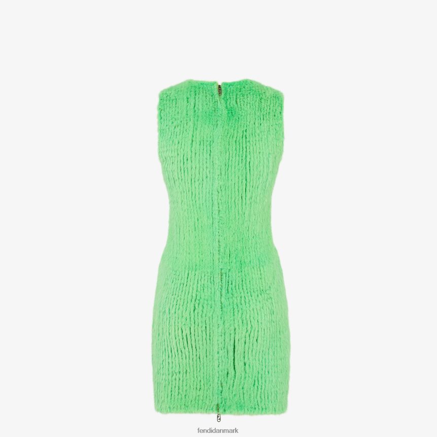 mink kjole Kvinder Fendi beklædning grøn A44V2D1108