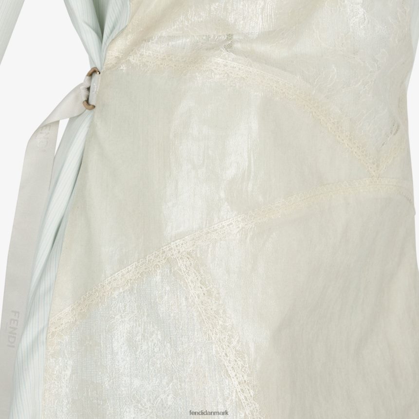 silkekjole Kvinder Fendi beklædning lyseblå A44V2D965