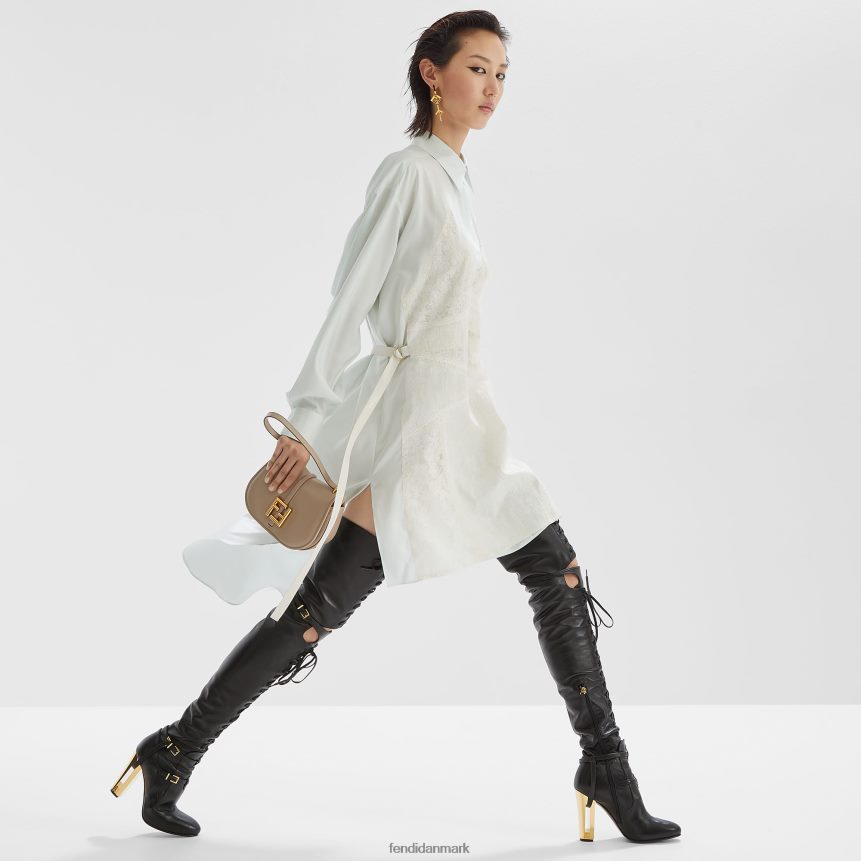 silkekjole Kvinder Fendi beklædning lyseblå A44V2D965