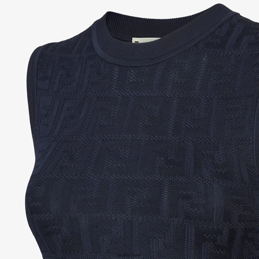 strikkjole Kvinder Fendi beklædning blå A44V2D1079