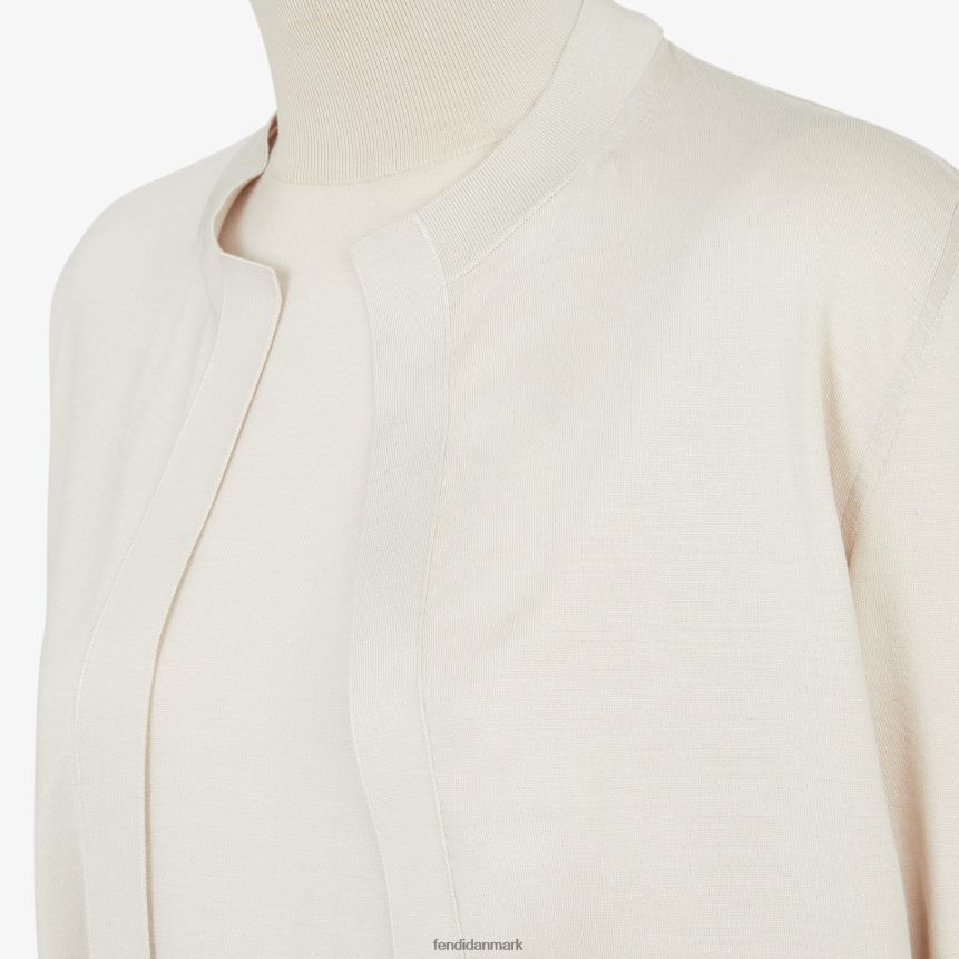 uld kjole Kvinder Fendi beklædning beige A44V2D1132