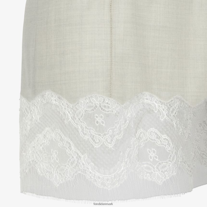 uld kjole Kvinder Fendi beklædning hvid A44V2D940