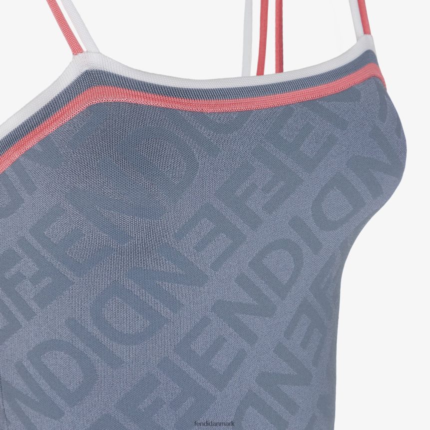 viskosekjole Kvinder Fendi beklædning blå A44V2D1018