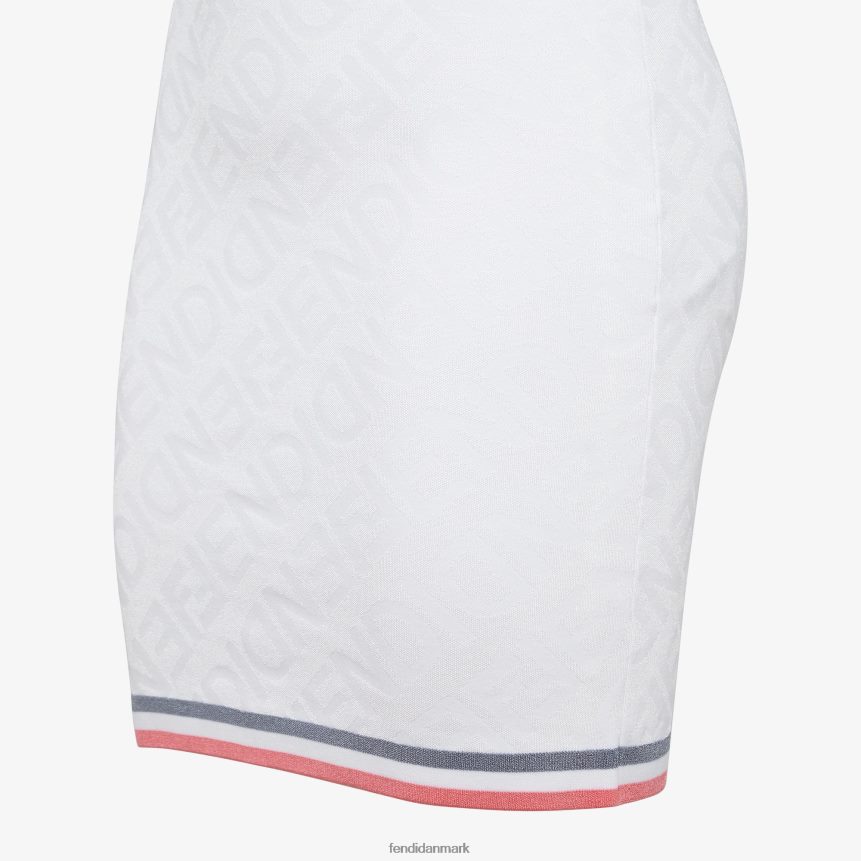 viskosekjole Kvinder Fendi beklædning hvid A44V2D1021