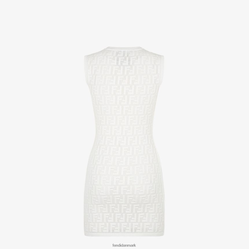 viskosekjole Kvinder Fendi beklædning hvid A44V2D1071