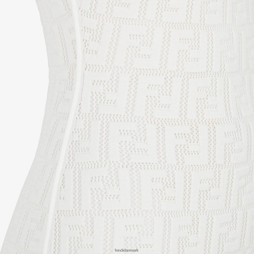 viskosekjole Kvinder Fendi beklædning hvid A44V2D1071