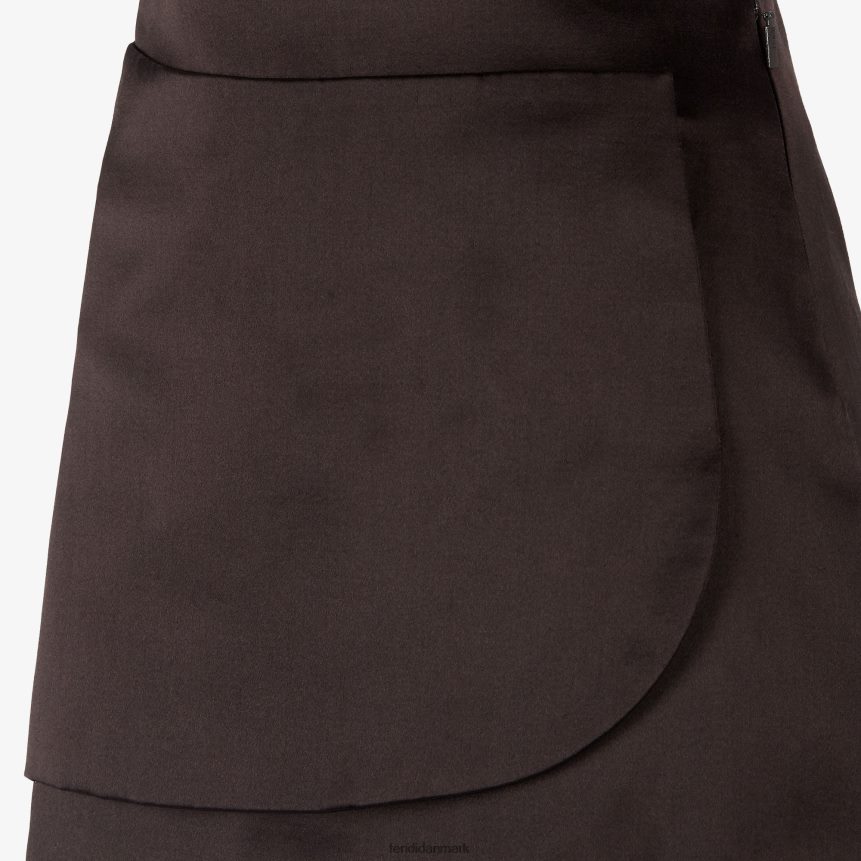 hertuginde satin nederdel Kvinder Fendi beklædning Brun A44V2D935