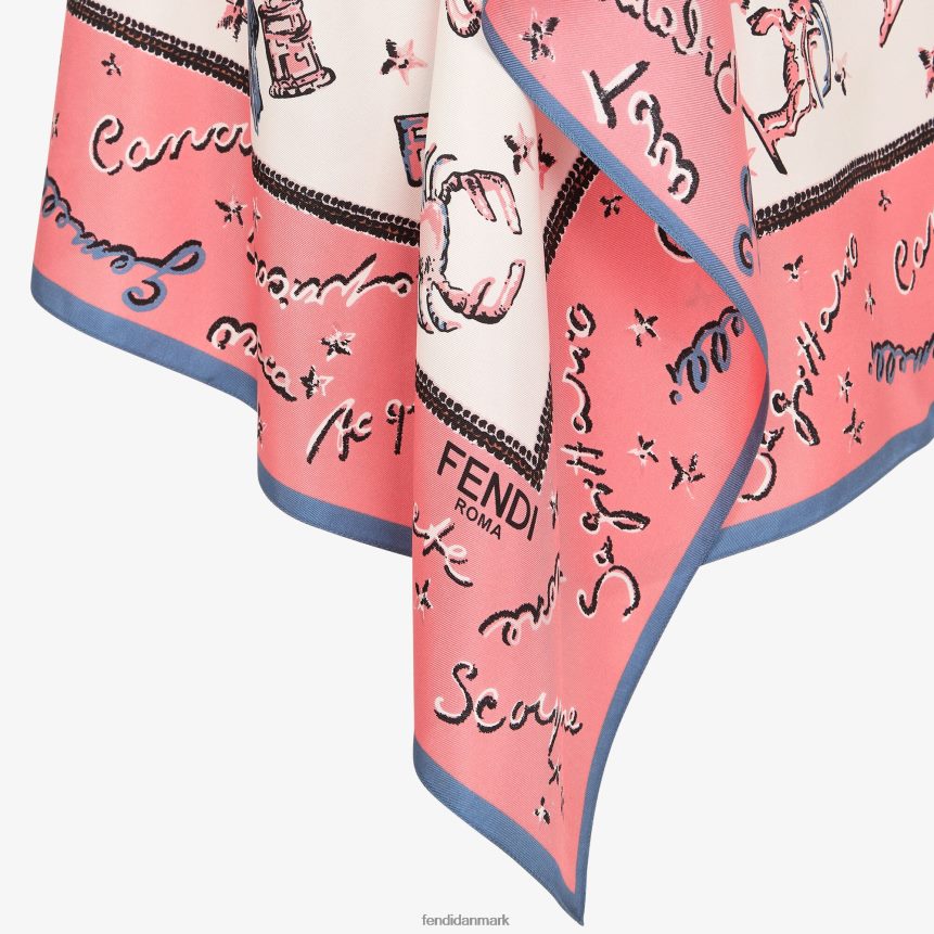 silke nederdel Kvinder Fendi beklædning lyserød A44V2D1031