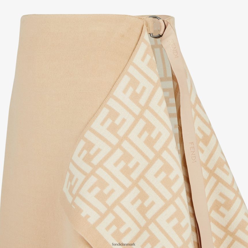 uld nederdel Kvinder Fendi beklædning beige A44V2D1081