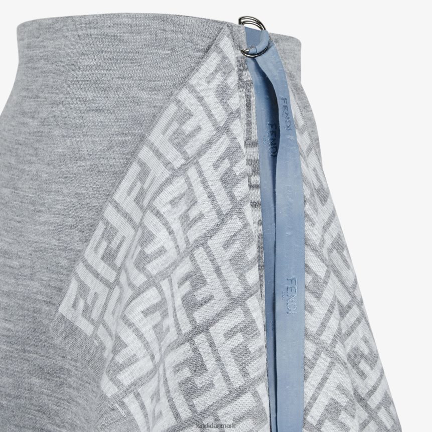 uld nederdel Kvinder Fendi beklædning grå A44V2D1101