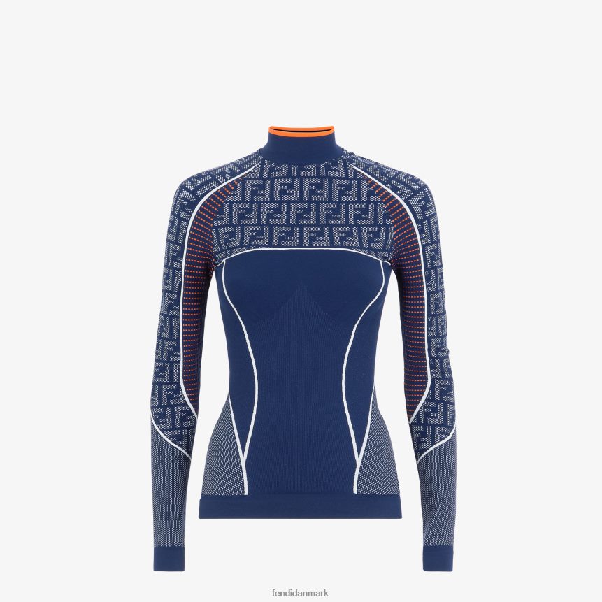 ff tech stof sweater Kvinder Fendi beklædning blå A44V2D1165