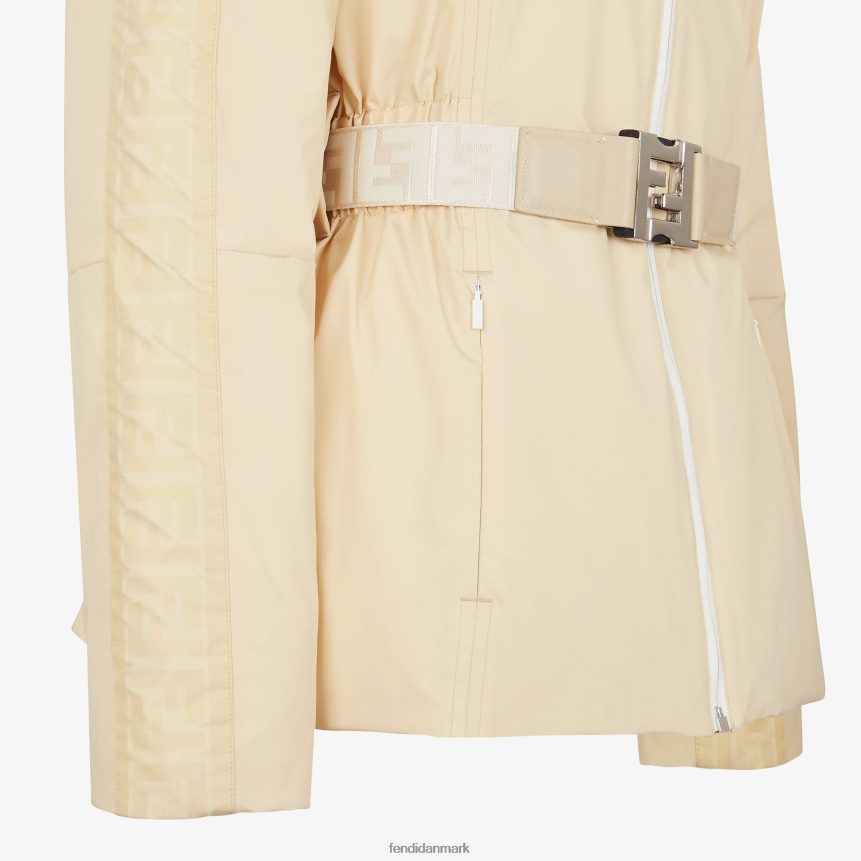 skijakke i nylon Kvinder Fendi beklædning hvid A44V2D1239