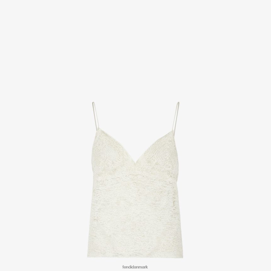 blonde top Kvinder Fendi beklædning hvid A44V2D941