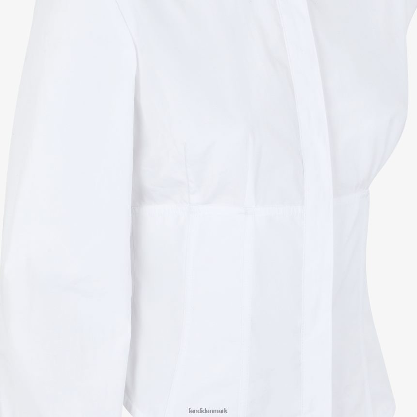 bomuldsskjorte Kvinder Fendi beklædning hvid A44V2D1228