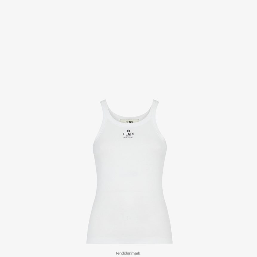 bomuldstop Kvinder Fendi beklædning hvid A44V2D928