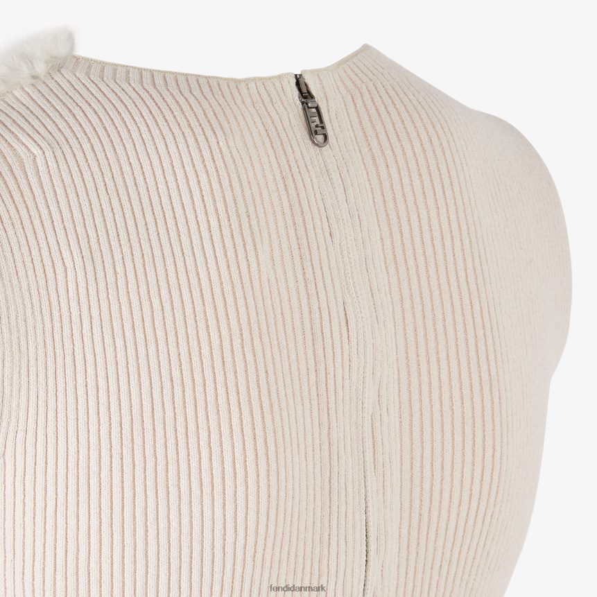mink top Kvinder Fendi beklædning hvid A44V2D1164