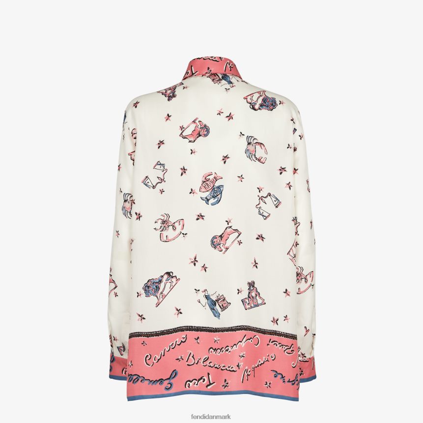 silke skjorte Kvinder Fendi beklædning flerfarvet A44V2D1037