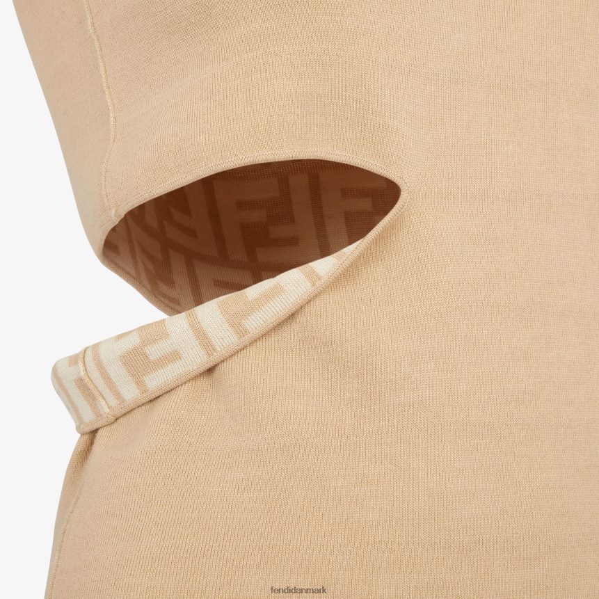 uld top Kvinder Fendi beklædning beige A44V2D1080