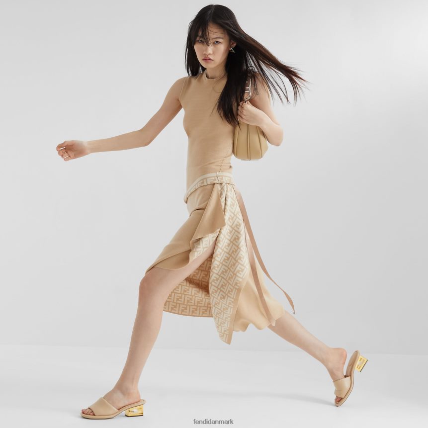 uld top Kvinder Fendi beklædning beige A44V2D1080