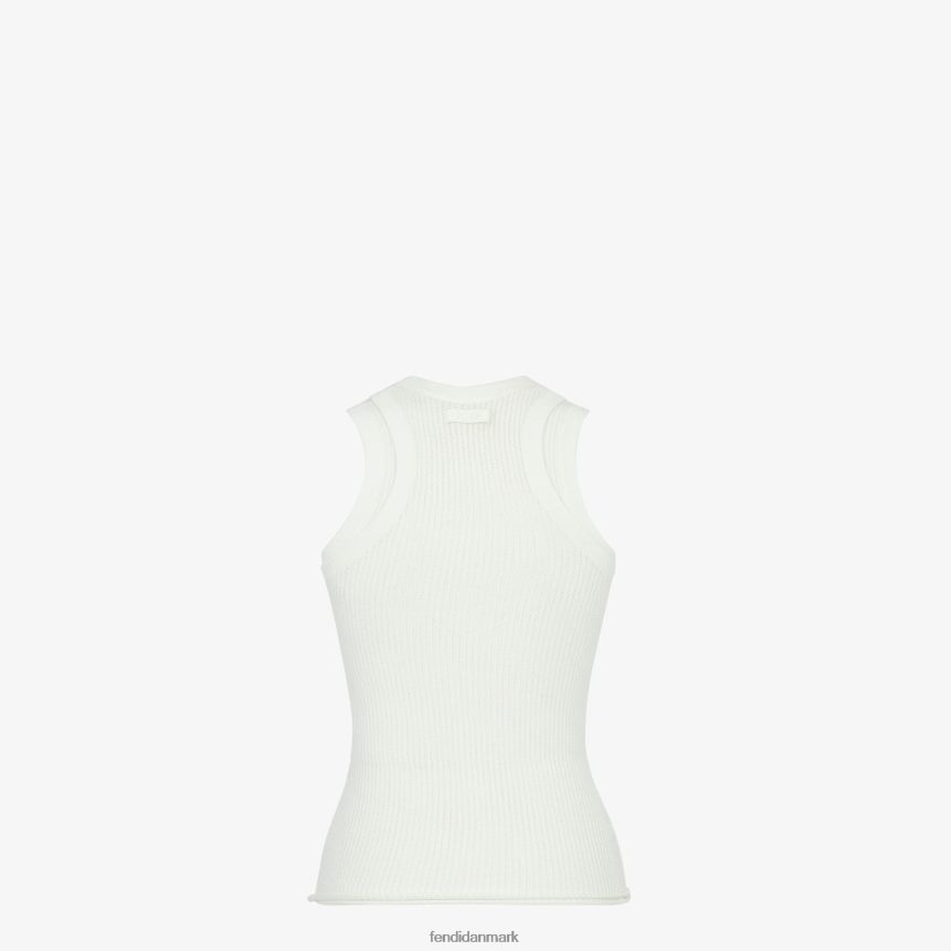 viskose top Kvinder Fendi beklædning hvid A44V2D1146