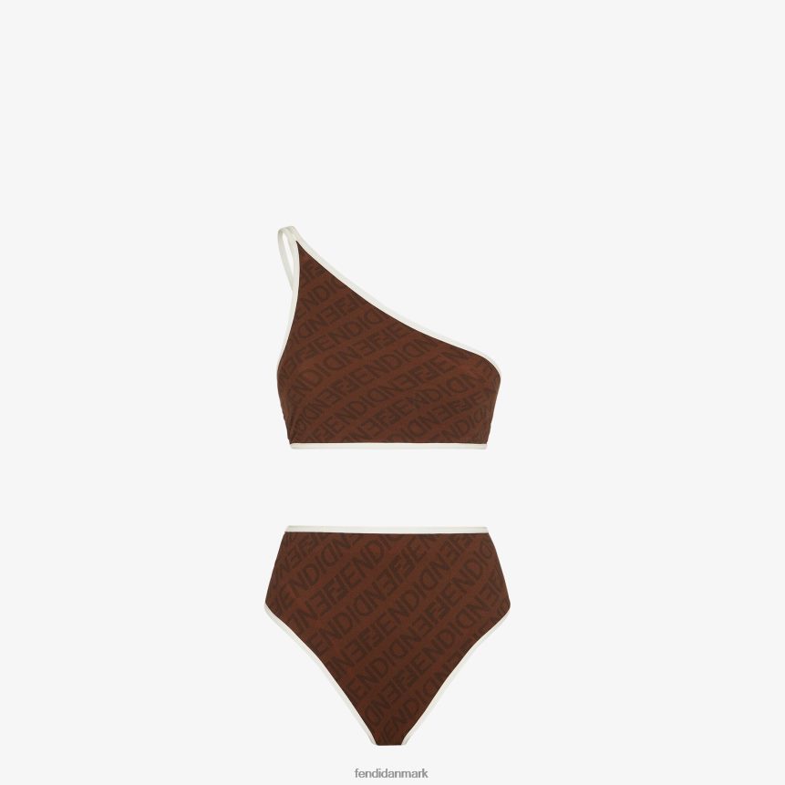 lycra bikini Kvinder Fendi beklædning Brun A44V2D1054