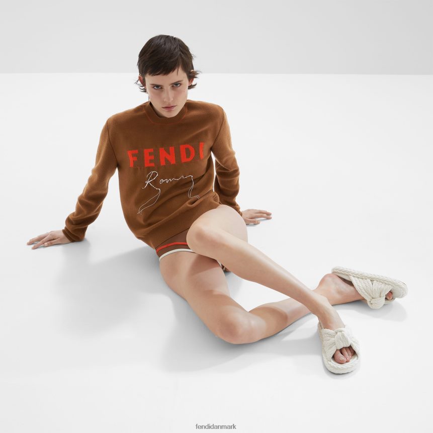 lycra bikini Kvinder Fendi beklædning Brun A44V2D1054