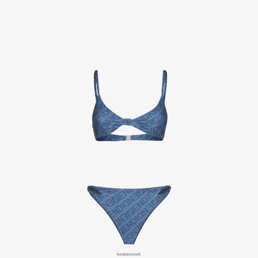 lycra bikini Kvinder Fendi beklædning blå A44V2D1025