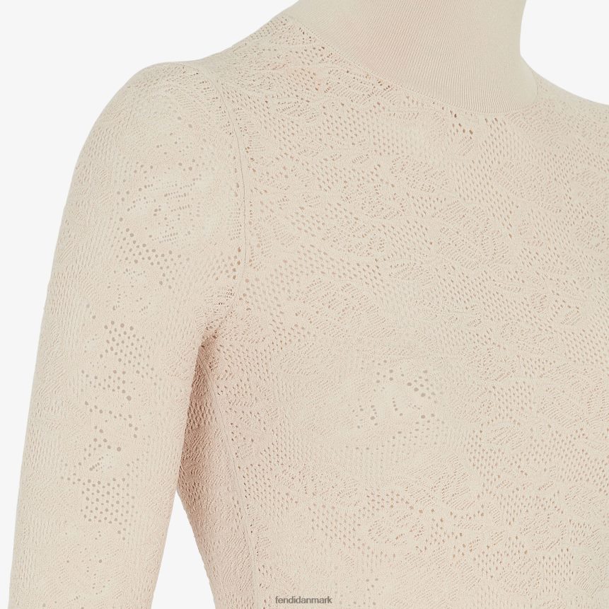 brodeviscose trøje Kvinder Fendi beklædning beige A44V2D962