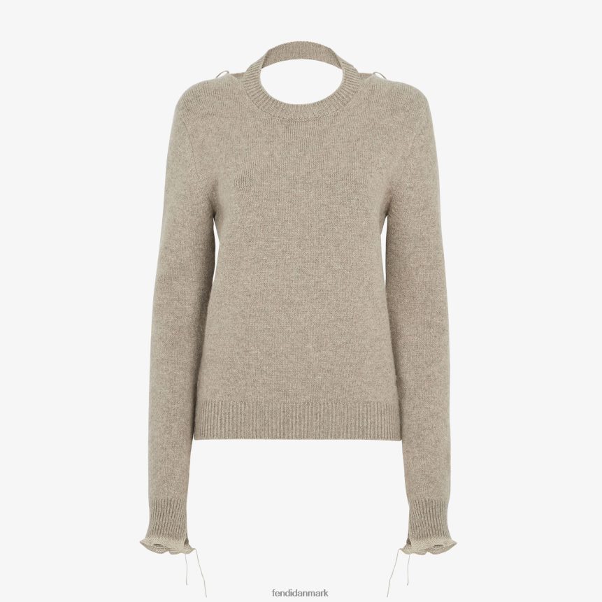 kashmir pullover Kvinder Fendi beklædning beige A44V2D960