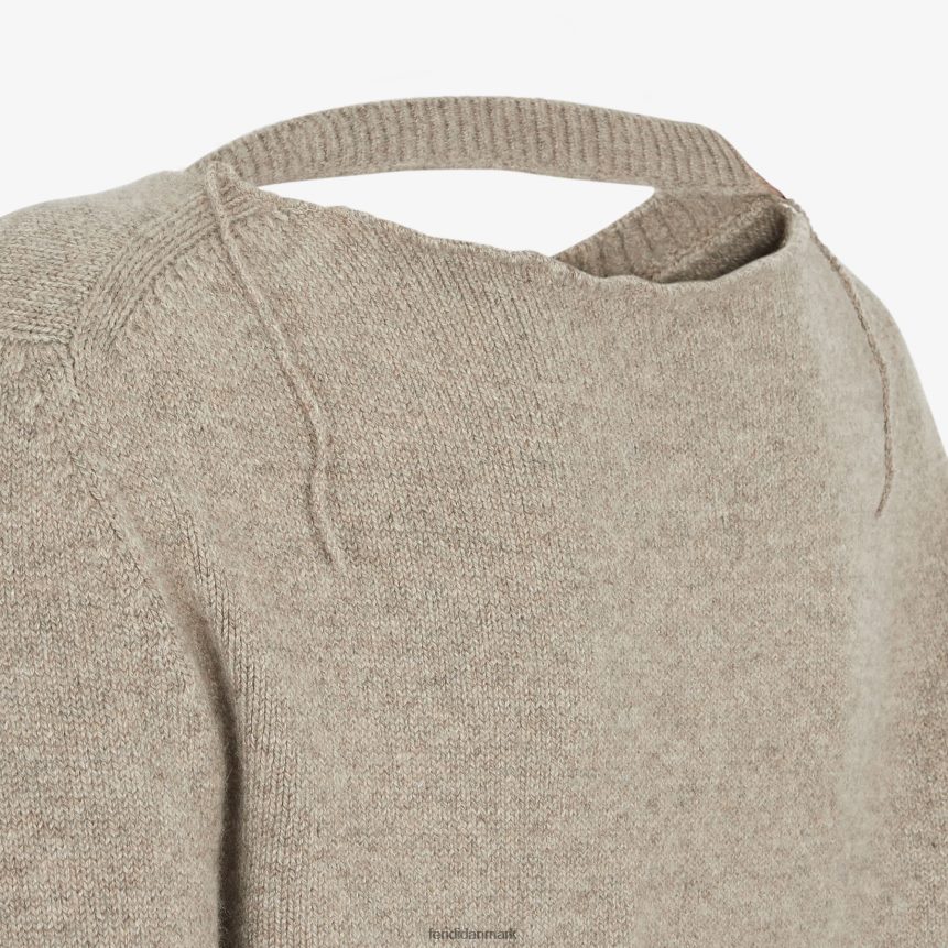 kashmir pullover Kvinder Fendi beklædning beige A44V2D960