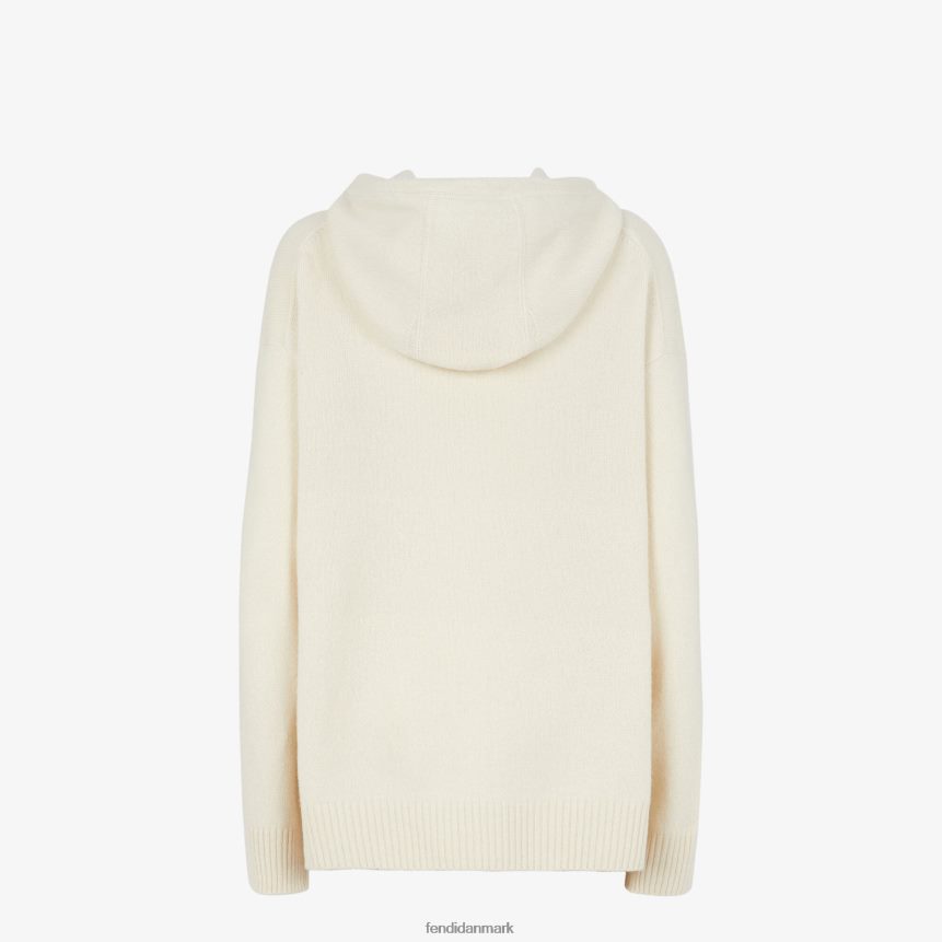 kashmir sweater Kvinder Fendi beklædning hvid A44V2D1187