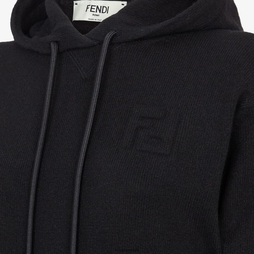 øko-cashmir sweater Kvinder Fendi beklædning sort A44V2D1181
