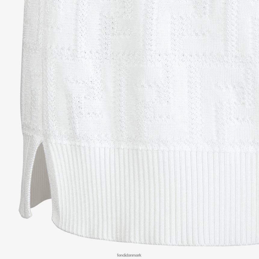 sweater i viskose og bomuld Kvinder Fendi beklædning hvid A44V2D992