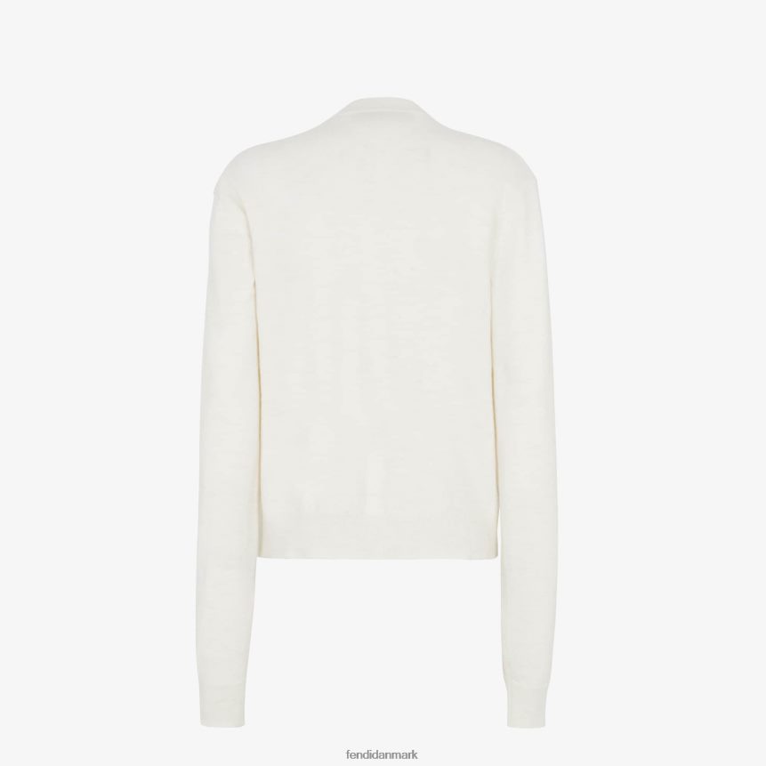 uld cardigan Kvinder Fendi beklædning hvid A44V2D924