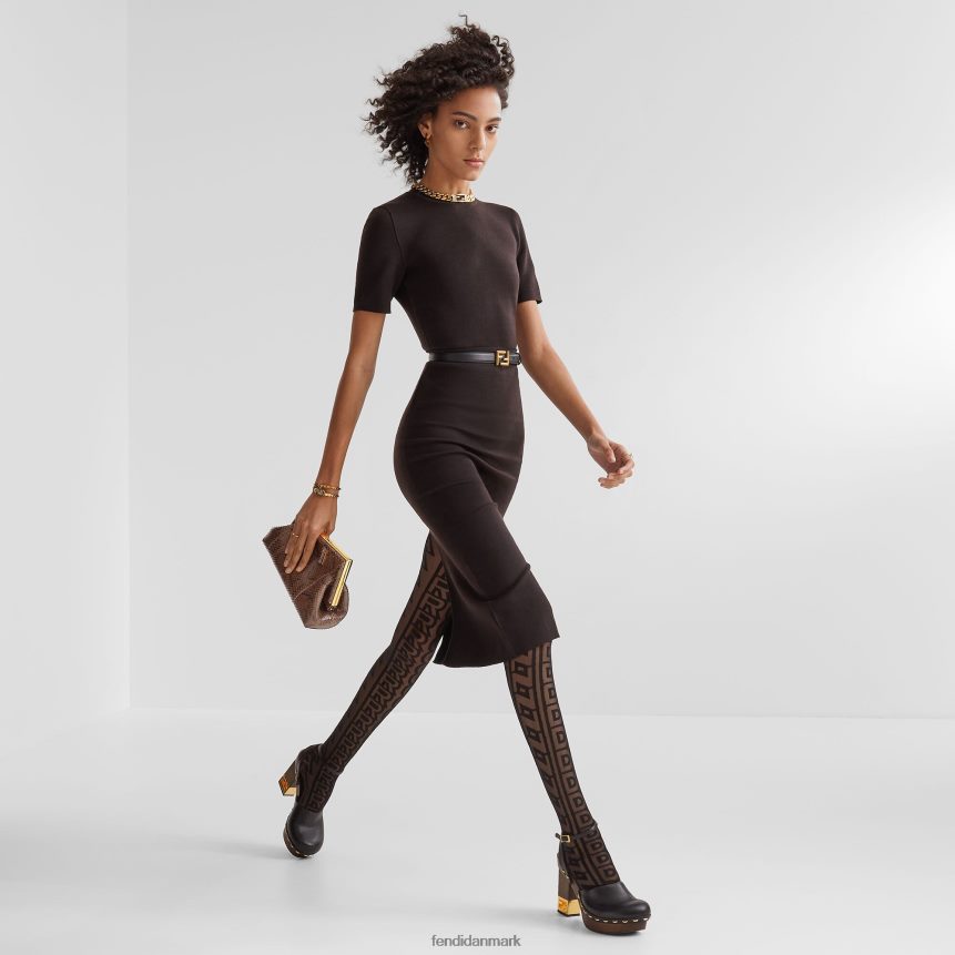 uldtrøje Kvinder Fendi beklædning Brun A44V2D1155