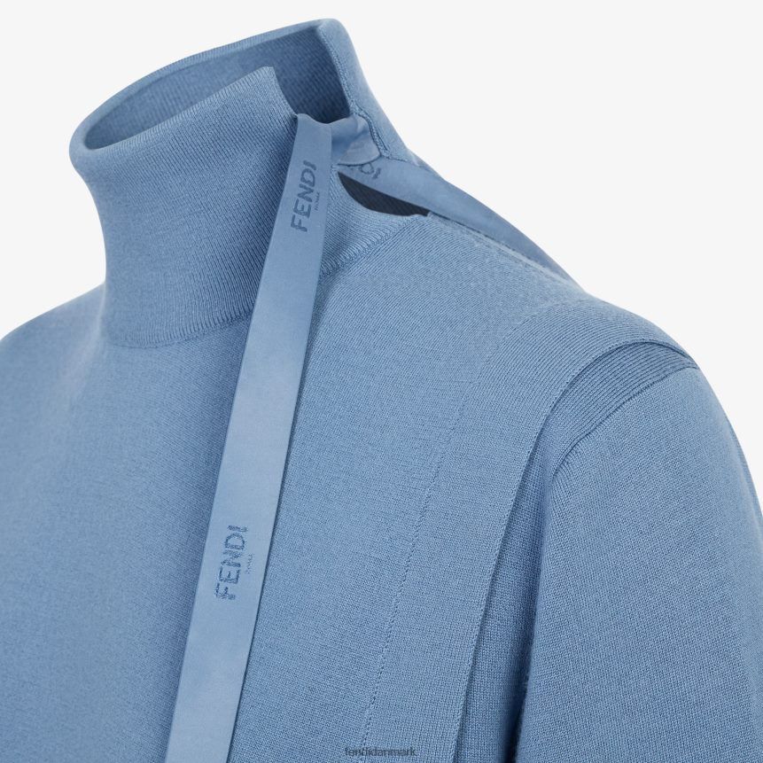 uldtrøje Kvinder Fendi beklædning blå A44V2D1120