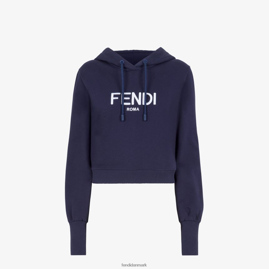 jersey sweatshirt Kvinder Fendi beklædning blå A44V2D1219