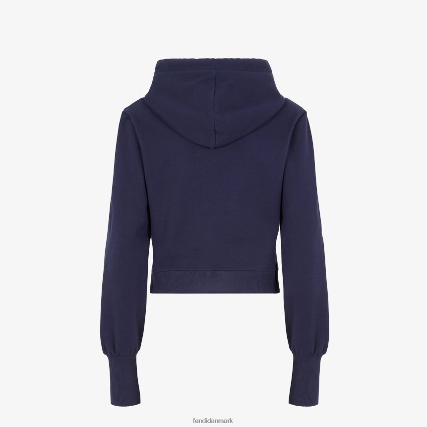 jersey sweatshirt Kvinder Fendi beklædning blå A44V2D1219