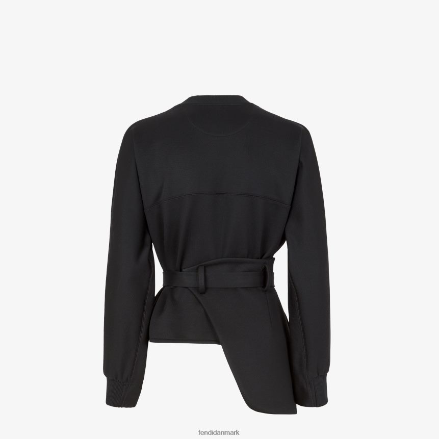 jersey sweatshirt Kvinder Fendi beklædning sort A44V2D1210