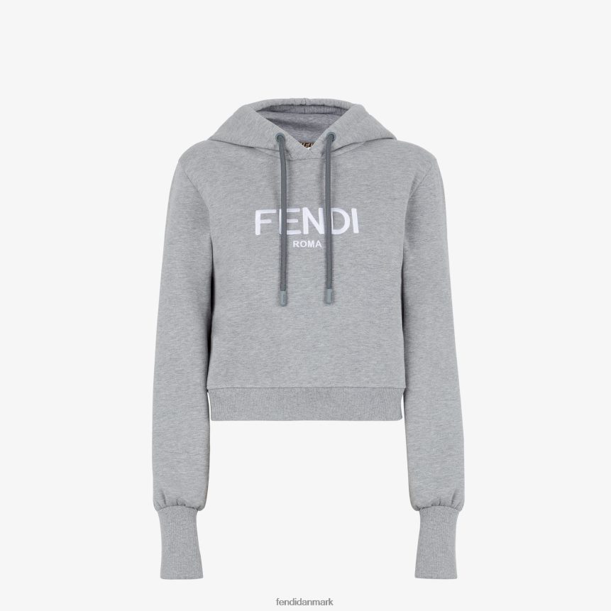 melange jersey sweatshirt Kvinder Fendi beklædning grå A44V2D1186