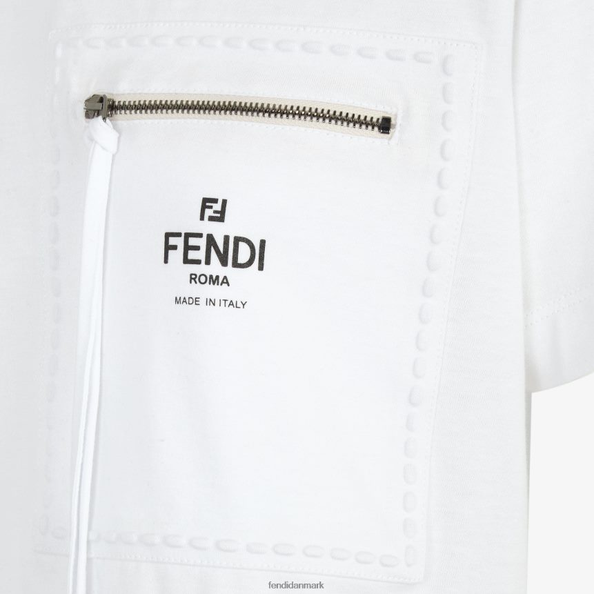 jersey t-shirt Kvinder Fendi beklædning hvid A44V2D1145