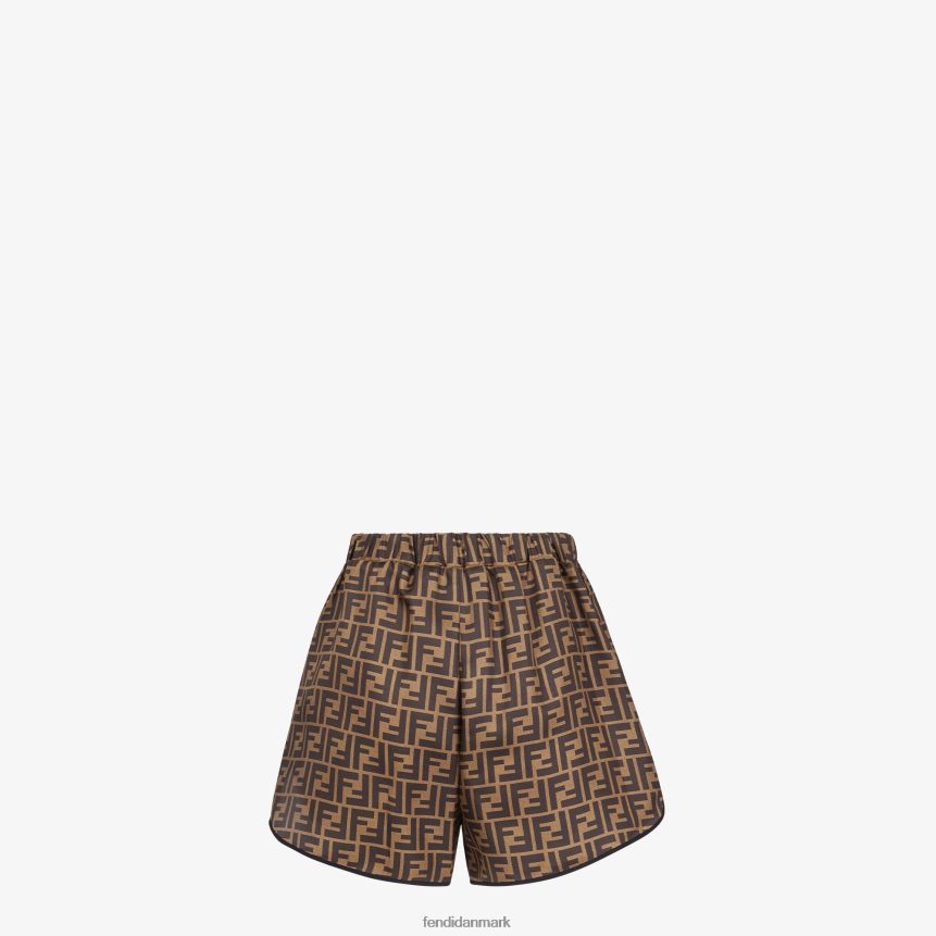 silke pyjamas Kvinder Fendi beklædning Brun A44V2D1063