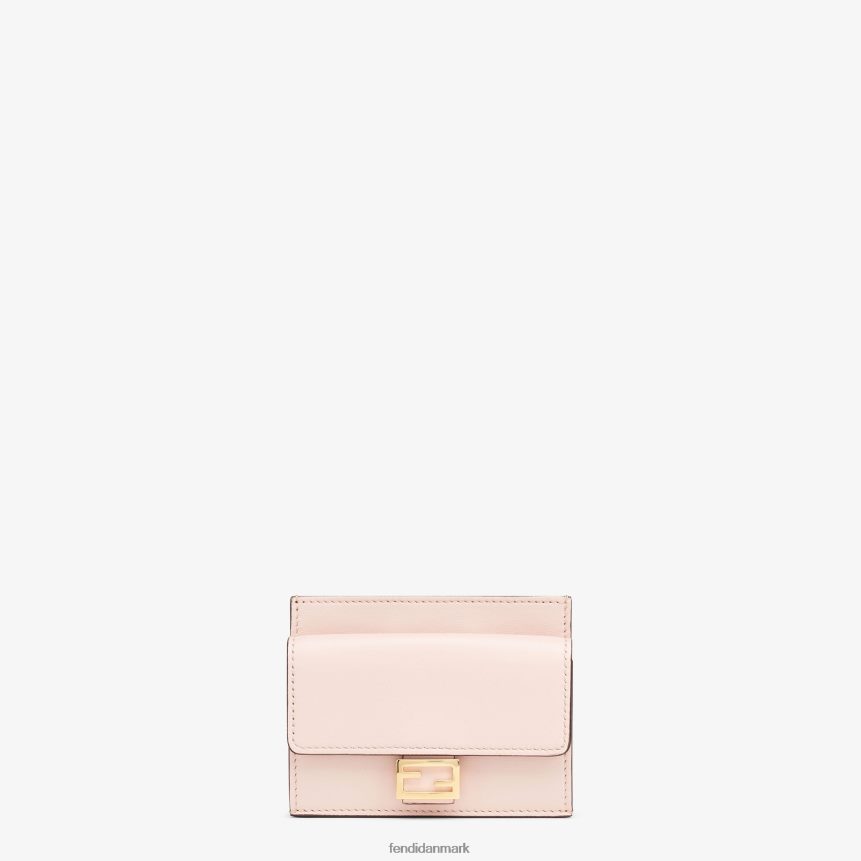 ff kortholder i nappalæder Kvinder Fendi tilbehør lyserød A44V2D1544