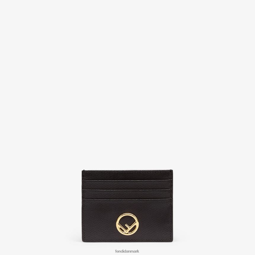 flad læder kortholder Kvinder Fendi tilbehør sort A44V2D1448