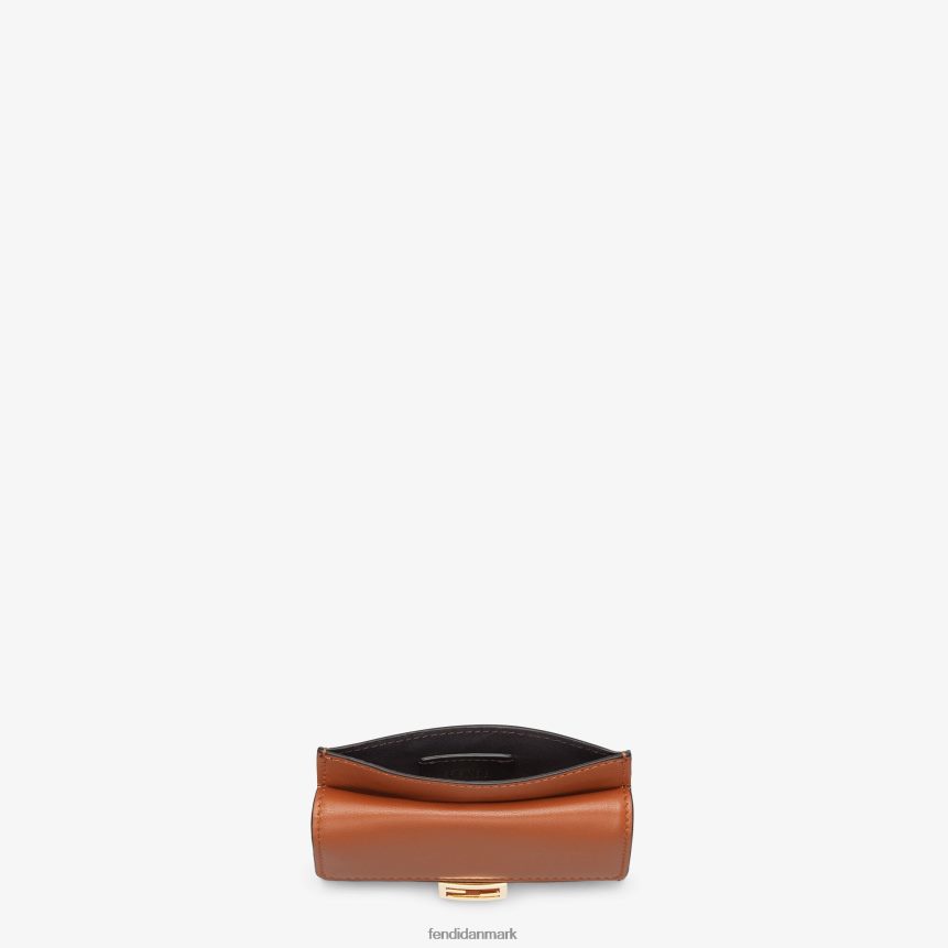 kortholder i nappalæder Kvinder Fendi tilbehør Brun A44V2D1454