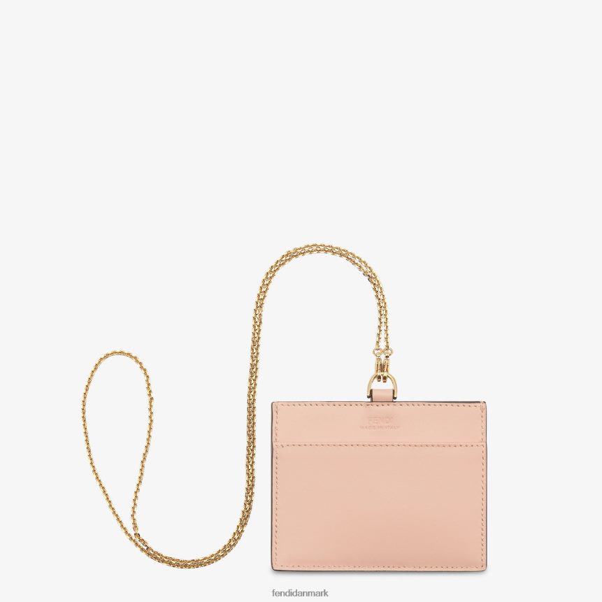 læder navneskilt Kvinder Fendi tilbehør lyserød A44V2D1539