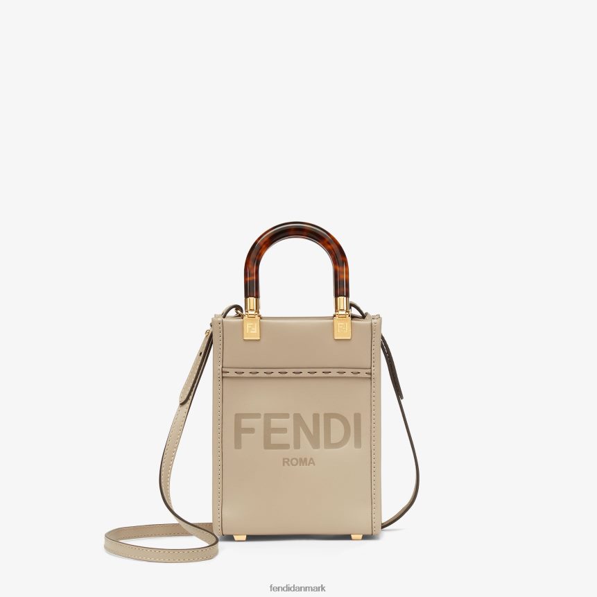 due-læder mini-taske Kvinder Fendi tilbehør beige A44V2D829