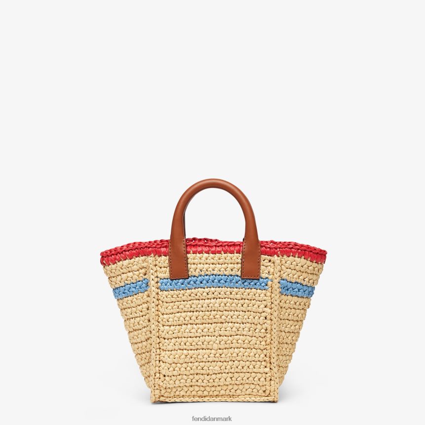 vævet raffia minitaske Kvinder Fendi tilbehør beige A44V2D620